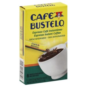 Café Bustelo Coffee Espresso Decaffeinated Instant Coffee