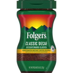 Folgers Classic Decaffeinated Instant Coffee