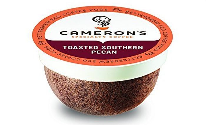 Cameron's Coffee Single Serve Pods Flavored Toasted Southern Pecan