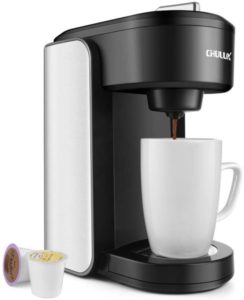CHULUX Single Serve Coffee Maker with Gradient Water Reservoir