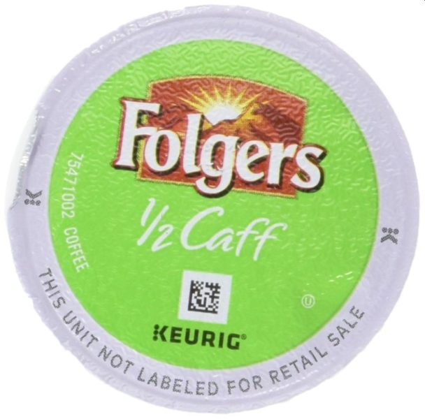 Folgers Half Caff K Cups
