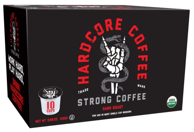 Hardcore Coffee Strong Dark Roast K Cups