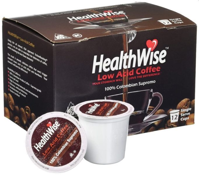 HealthWise Low Acid Coffee for Keurig K-Cup Brewers
