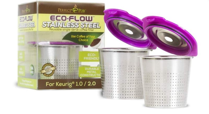Perfect Pod ECO-Flow Stainless Steel Reusable K-Cup