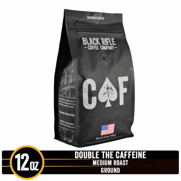 CAF Caffeinated Medium Roast Extra Caffeine Ground Coffee