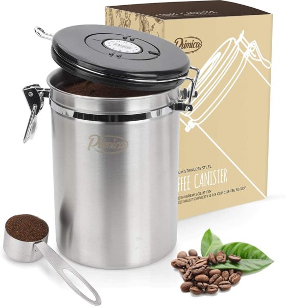 Primica Stainless Steel Coffee Canister