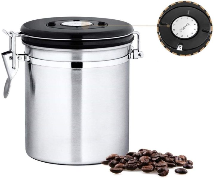 Chef's Star Stainless Steel Airtight Canister