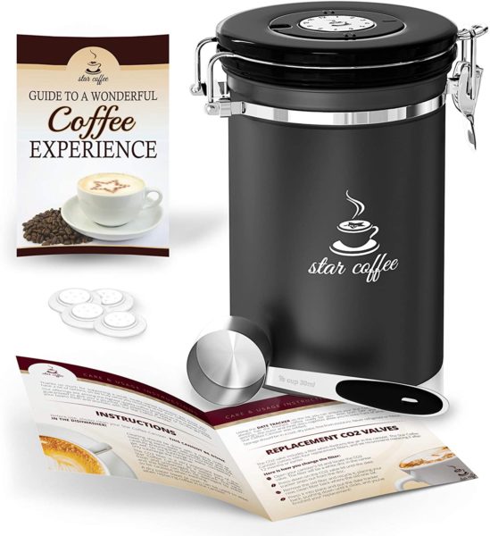 Star Coffee Airtight Coffee Storage