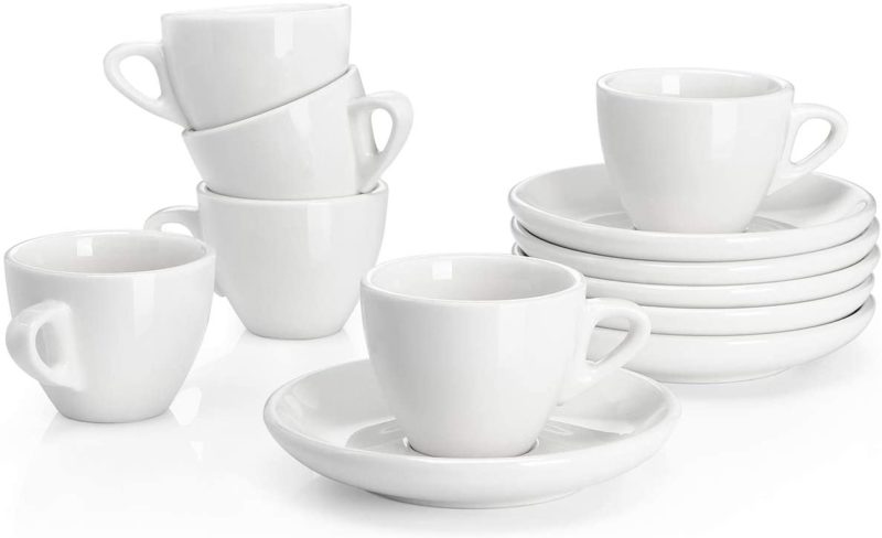 Sweese Espresso Cups with Saucers