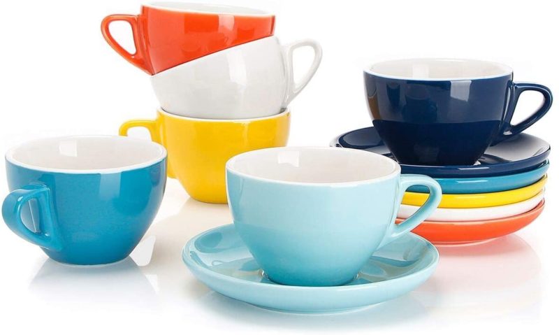 Sweese 403.002 Cappuccino Cups with Saucers