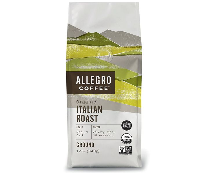 Allegro Coffee Organic Italian Roast Ground Coffee