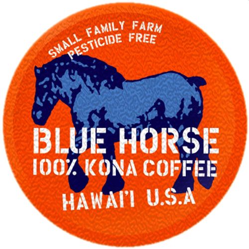 Blue Horse Kona Coffee Single Serve K Cups