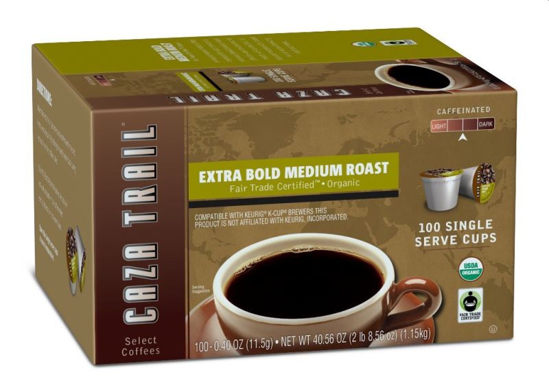 Caza Trail Coffee Organic Extra Bold Single Serve Cups