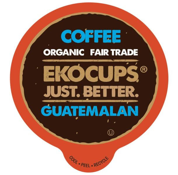 EKOCUPS Artisan Guatemalan Coffee Medium Roast Organic Fair Trade