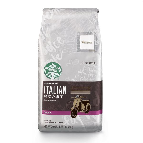 Starbucks Italian Roast Dark Roast Ground Coffee