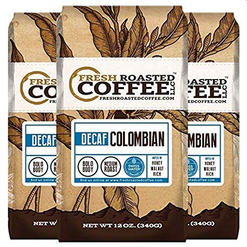 Fresh Roasted Coffee LLC, Colombian Swiss Water Decaffeinated Coffee