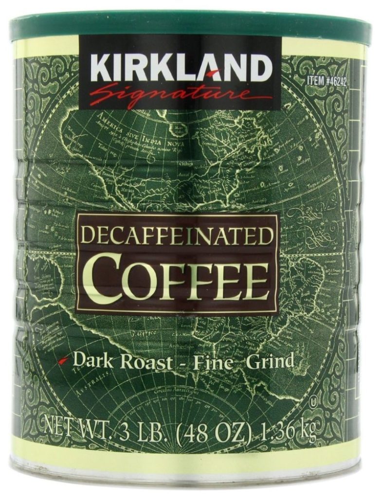 Kirkland Decaf Coffee Signature Colombian Dark Roast
