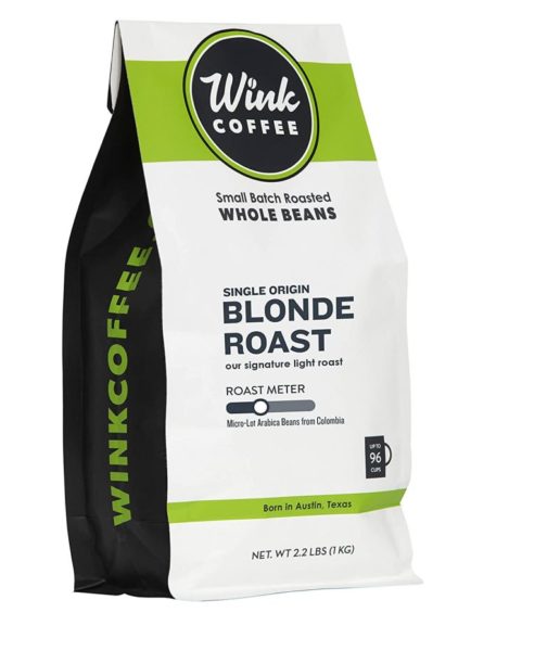 Wink Coffee Blonde Roast, Whole Bean Coffee