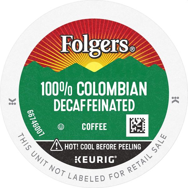 Folgers Decaf K Cups Colombian Coffee