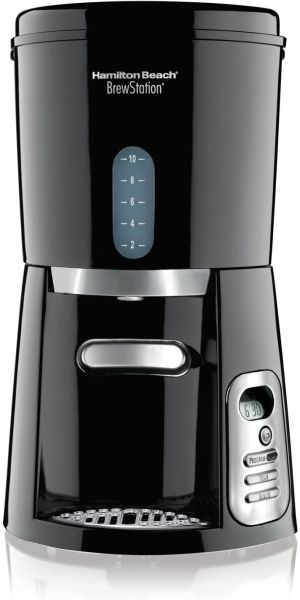 Hamilton Beach 10-Cup Coffee Maker, Programmable BrewStation Dispensing Coffee Machine 47380