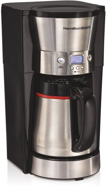 Hamilton Beach 46896A 10 Cup Coffee Maker with Vacuum Stainless Thermal Carafe