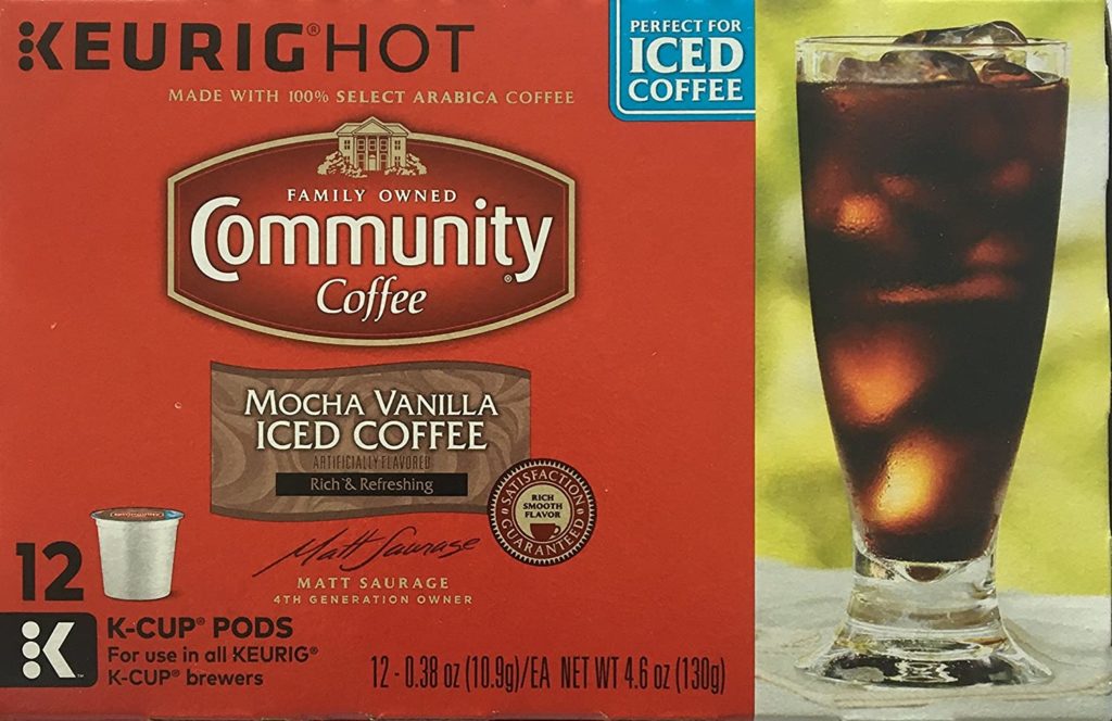 Community Mocha Vanilla Iced Coffee K-Cups