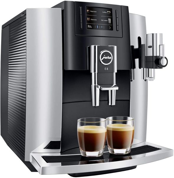 JURA E8 Chrome Automatic Coffee Machine