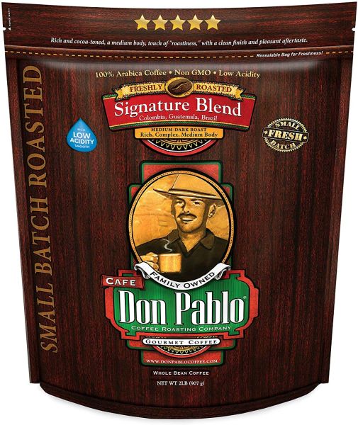 Don Pablo Signature Blend - Medium-Dark Roast - Whole Bean Coffee