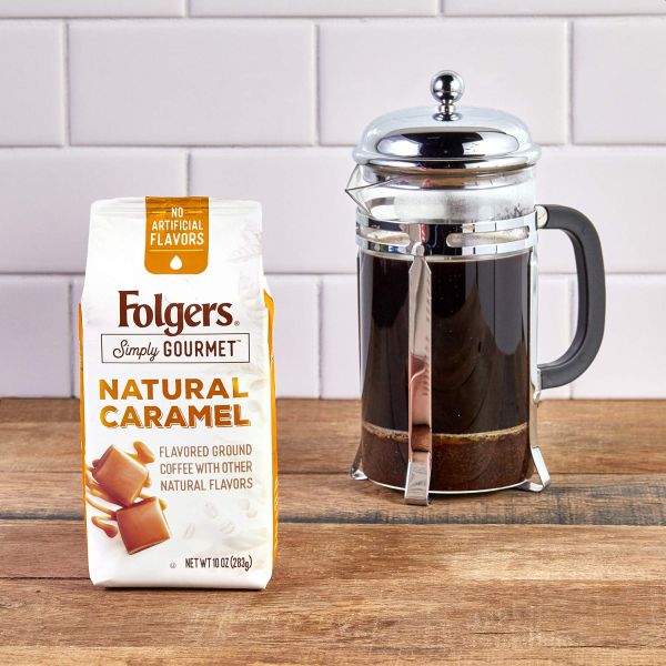 Folgers Simply Gourmet Natural Caramel Flavored Coffee