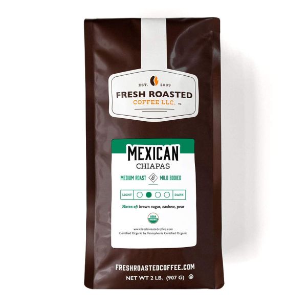 Fresh Roasted Coffee LLC Organic Mexican Chiapas Coffee