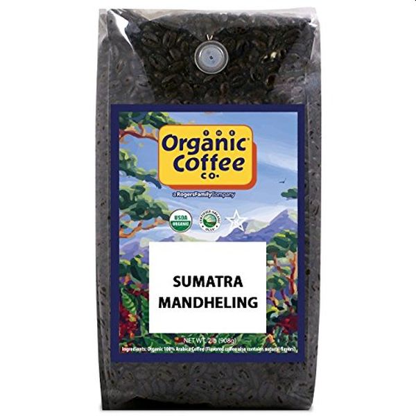 The Organic Coffee Co Sumatra Mandheling Whole Bean Coffee