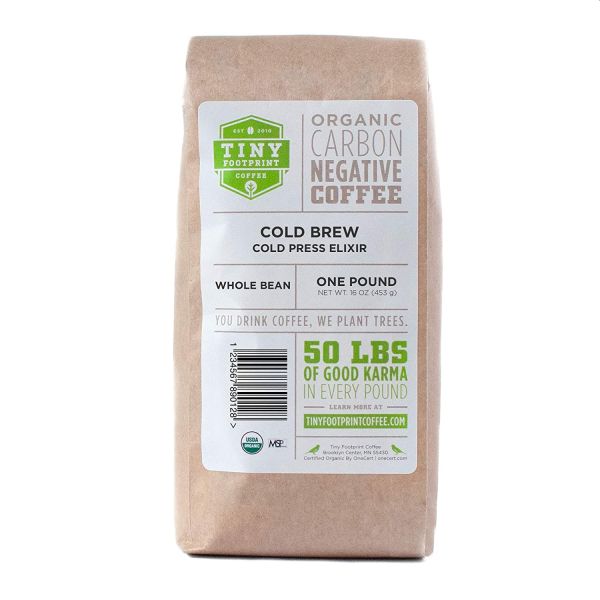 Tiny Footprint Coffee - Organic Cold Brew Whole Bean Coffee