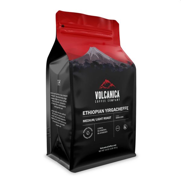 Volcanica Coffee Ethiopian Yirgacheffe Organic Coffee